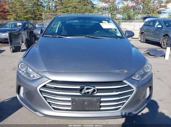 5NPD84LF8JH358355 2018 HYUNDAI ELANTRA Gray Vista del cuadro de instrumentos