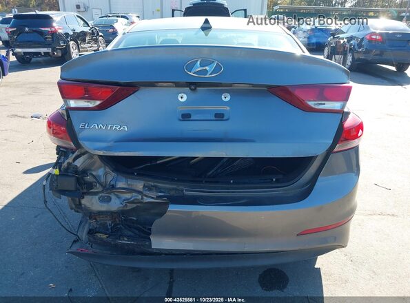 5NPD84LF8JH358355 2018 HYUNDAI ELANTRA Gray Vista frontal