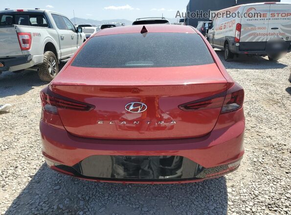 5NPD84LF8LH541001 2020 HYUNDAI ELANTRA Красный Вид сзади
