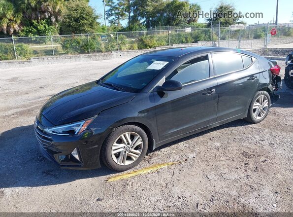 5NPD84LF8LH542097 2020 HYUNDAI ELANTRA Black წინა მარცხენა ხედი სამი მეოთხედიდან