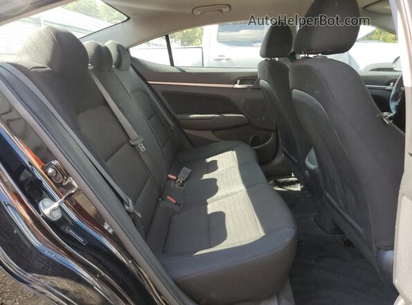 5NPD84LF8LH548398 2020 HYUNDAI ELANTRA Black Widok tylnych siedzeń