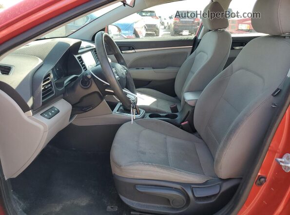 5NPD84LF8LH573351 2020 HYUNDAI ELANTRA Красный Вид салона спереди