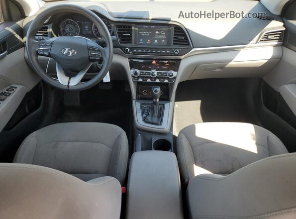 5NPD84LF8LH573351 2020 HYUNDAI ELANTRA Красный Вид панели приборов
