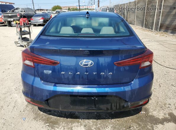5NPD84LF8LH575231 2020 HYUNDAI ELANTRA Blue Widok z tyłu