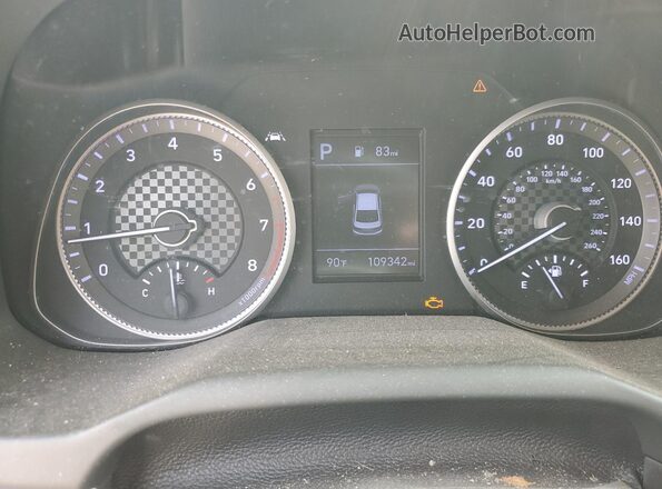 5NPD84LF9LH516429 2020 HYUNDAI ELANTRA Gray Սարքավորումների վահանակի տեսք