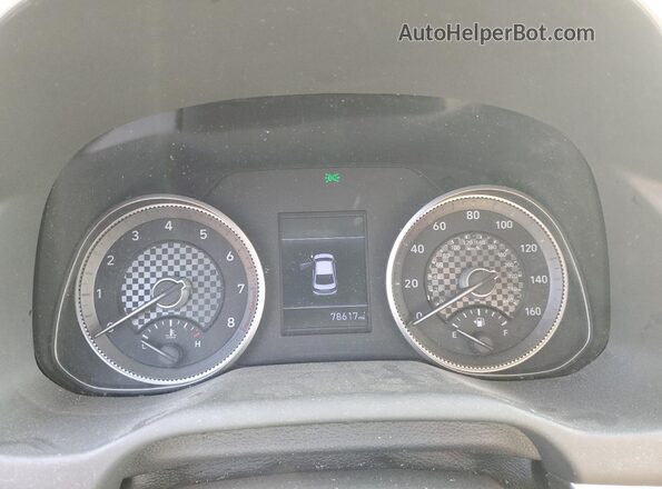 5NPD84LF9LH528712 2020 HYUNDAI ELANTRA Gray Widok zestawu wskaźników