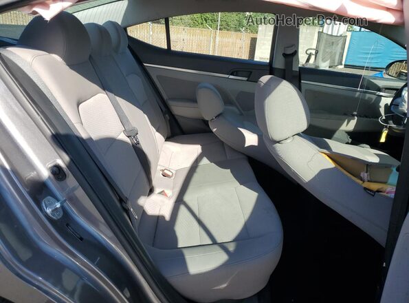 5NPD84LF9LH528712 2020 HYUNDAI ELANTRA Gray Widok tylnych siedzeń
