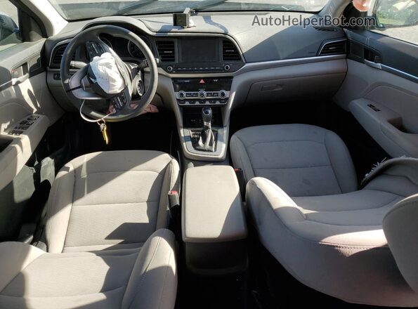 5NPD84LF9LH528712 2020 HYUNDAI ELANTRA Gray Widok deski rozdzielczej