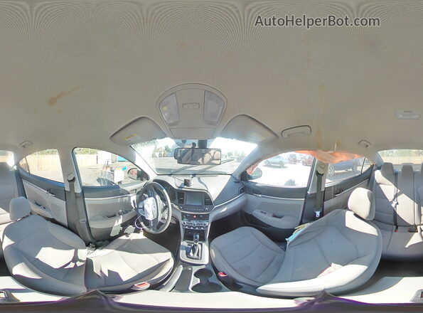 5NPD84LF9LH528712 2020 HYUNDAI ELANTRA Gray Widok wnętrza 360 stopni