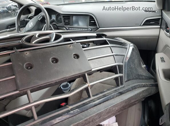 5NPD84LF9LH531139 2020 HYUNDAI ELANTRA Black Вид панелі приладів
