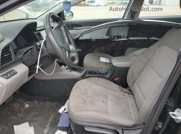 5NPD84LF9LH531139 2020 HYUNDAI ELANTRA Black Вид салону спереду