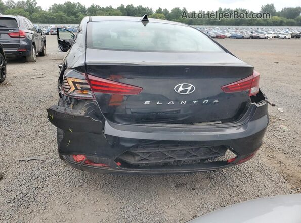 5NPD84LF9LH531139 2020 HYUNDAI ELANTRA Black Вид ззаду