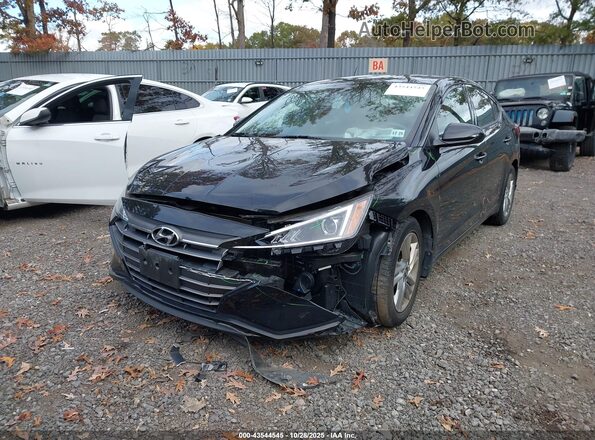 5NPD84LF9LH626316 2020 HYUNDAI ELANTRA Black Передня ліва чверть