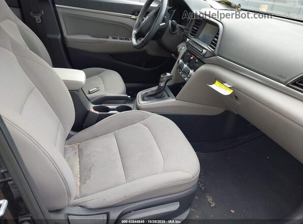 5NPD84LF9LH626316 2020 HYUNDAI ELANTRA Black Вид салону спереду