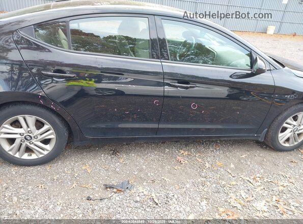 5NPD84LF9LH626316 2020 HYUNDAI ELANTRA Black Вид задньої частини салону