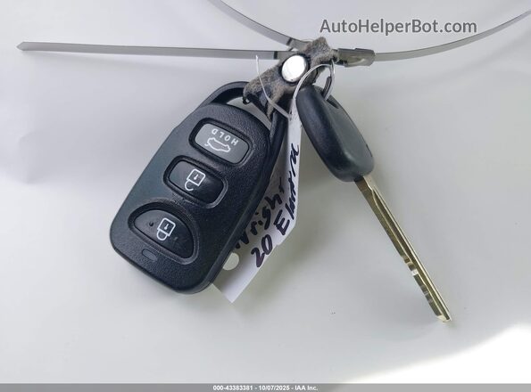 5NPD84LFXLH533496 2020 HYUNDAI ELANTRA Black Вид панелі приладів