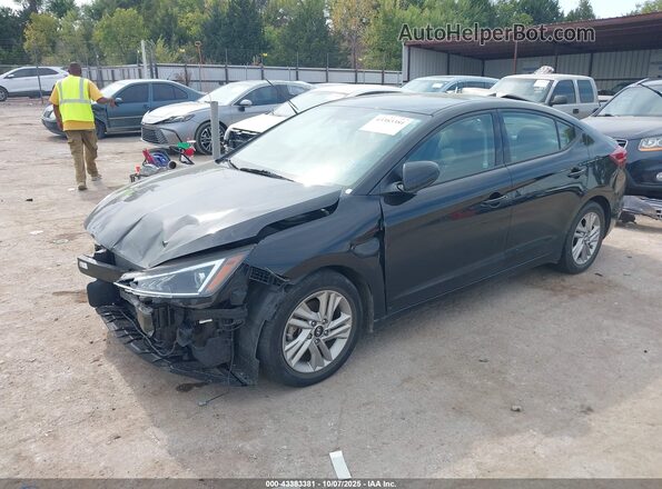 5NPD84LFXLH533496 2020 HYUNDAI ELANTRA Black Передня ліва чверть