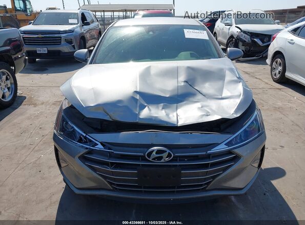5NPD84LFXLH603160 2020 HYUNDAI ELANTRA Серебряный Вид спереди