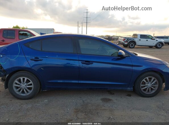 5NPD94LA8LH601960 2020 HYUNDAI ELANTRA Синий Панорамный вид салона 360°