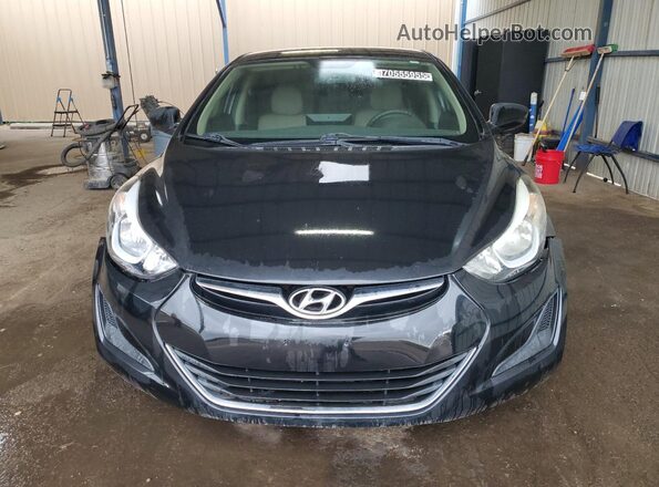 5NPDH4AE1GH724627 2016 HYUNDAI ELANTRA Black Vista frontal