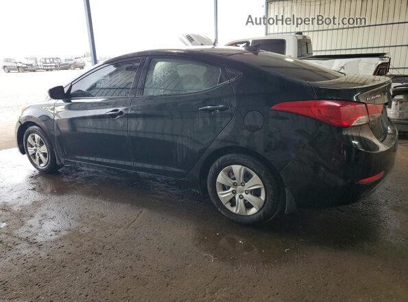 5NPDH4AE1GH724627 2016 HYUNDAI ELANTRA Black Trasero izquierdo