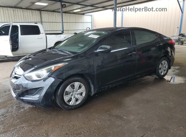 5NPDH4AE1GH724627 2016 HYUNDAI ELANTRA Black 