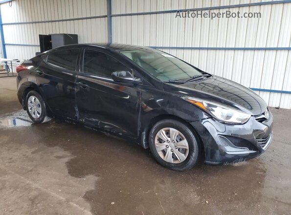 5NPDH4AE1GH724627 2016 HYUNDAI ELANTRA Black 