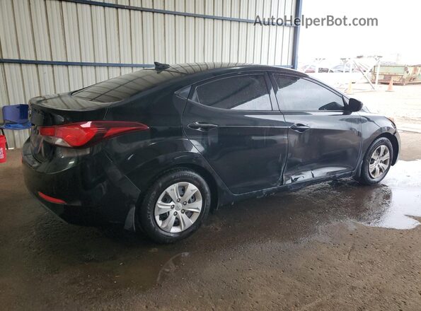 5NPDH4AE1GH724627 2016 HYUNDAI ELANTRA Black 
