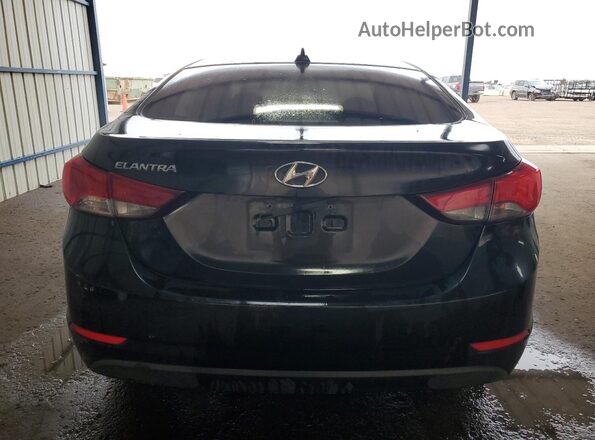 5NPDH4AE1GH724627 2016 HYUNDAI ELANTRA Black 