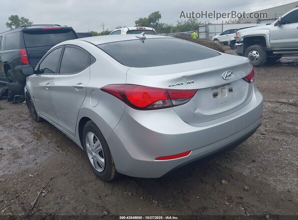 5NPDH4AE2GH725785 2016 HYUNDAI ELANTRA Silver Հետևի ձախ