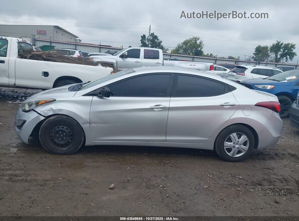 5NPDH4AE2GH725785 2016 HYUNDAI ELANTRA Silver 