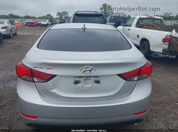 5NPDH4AE2GH725785 2016 HYUNDAI ELANTRA Silver 