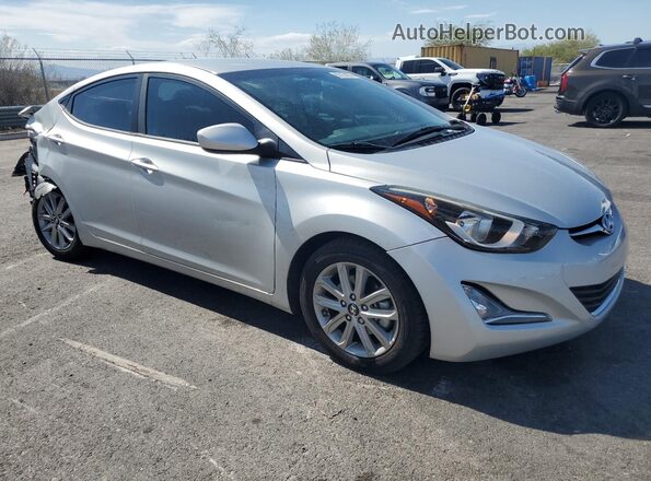 5NPDH4AE3GH779127 2016 HYUNDAI ELANTRA Серебряный 
