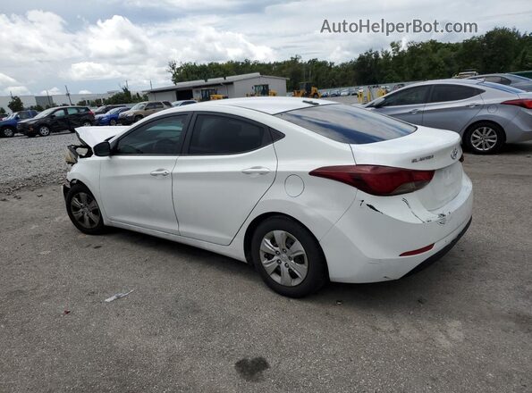 5NPDH4AE9GH779214 2016 HYUNDAI ELANTRA White Tył lewy