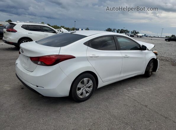 5NPDH4AE9GH779214 2016 HYUNDAI ELANTRA White Tył prawy