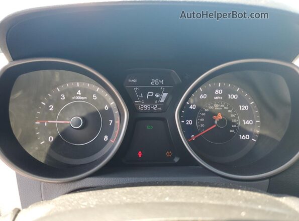 5NPDH4AE9GH779214 2016 HYUNDAI ELANTRA White Widok zestawu wskaźników