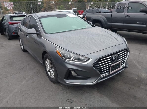 5NPE24AF0JH677211 2018 HYUNDAI SONATA Gray 