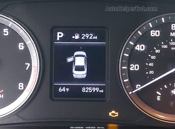 5NPE24AF0JH677211 2018 HYUNDAI SONATA Gray 