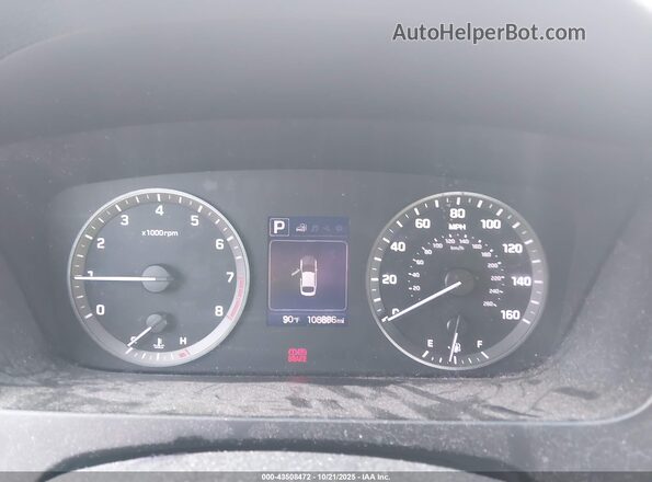 5NPE24AF3GH279967 2016 HYUNDAI SONATA Light Blue Հետևի նստատեղերի տեսք