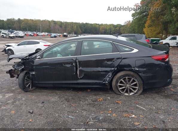 5NPE24AF3KH766286 2019 HYUNDAI SONATA Black 