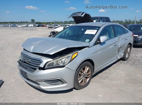 5NPE24AF4GH297345 2016 HYUNDAI SONATA Silver Przód lewy