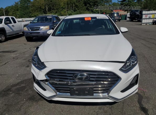 5NPE24AF6KH757033 2019 HYUNDAI SONATA White Դիմացի տեսք