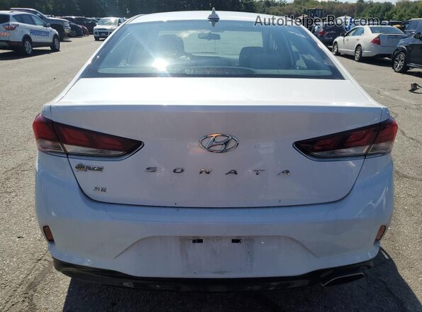 5NPE24AF6KH757033 2019 HYUNDAI SONATA White Հետևի տեսք