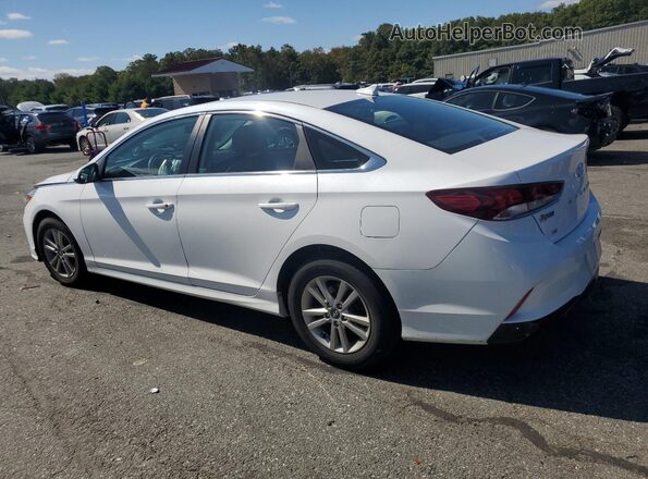 5NPE24AF6KH757033 2019 HYUNDAI SONATA White Հետևի ձախ