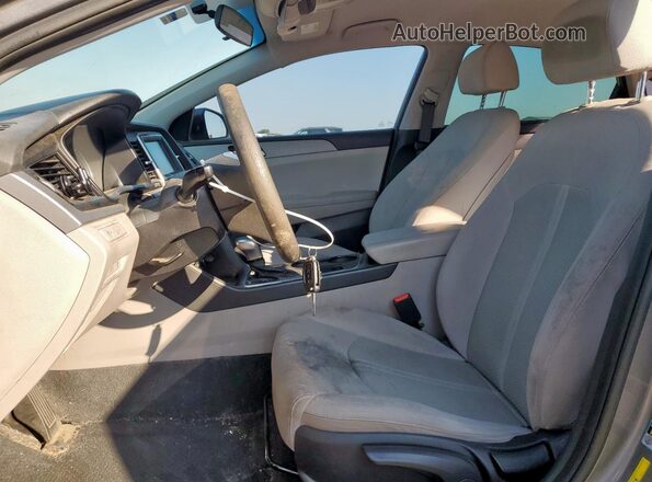 5NPE24AF9JH664263 2018 HYUNDAI SONATA Gray 