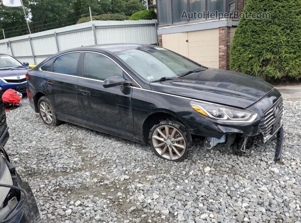 5NPE24AFXJH640909 2018 HYUNDAI SONATA Black 
