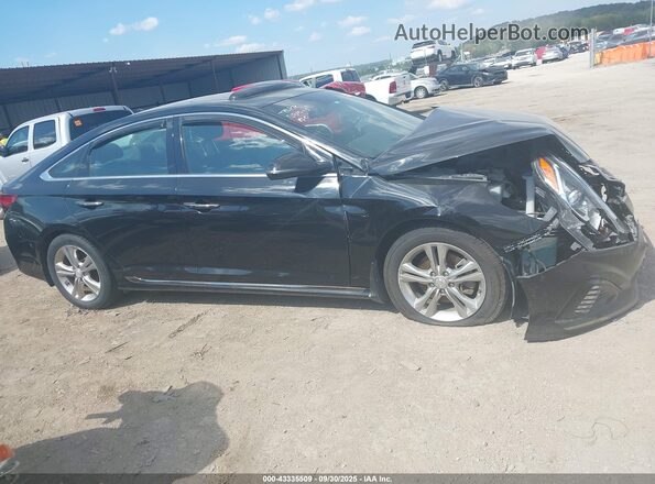 5NPE34AF0KH760121 2019 HYUNDAI SONATA Black Vista interior trasera