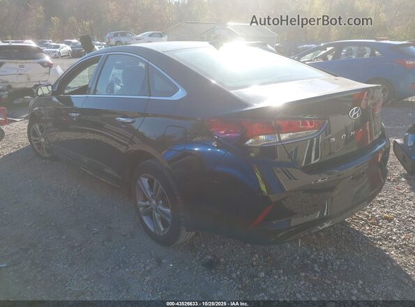 5NPE34AF0KH808636 2019 HYUNDAI SONATA Черный Задняя левая четверть