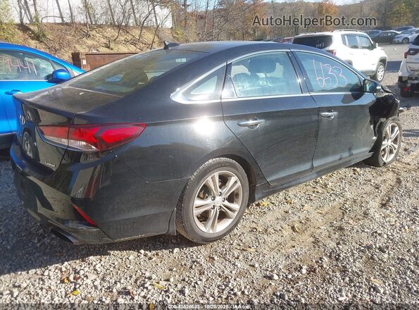 5NPE34AF0KH808636 2019 HYUNDAI SONATA Черный Задняя правая четверть