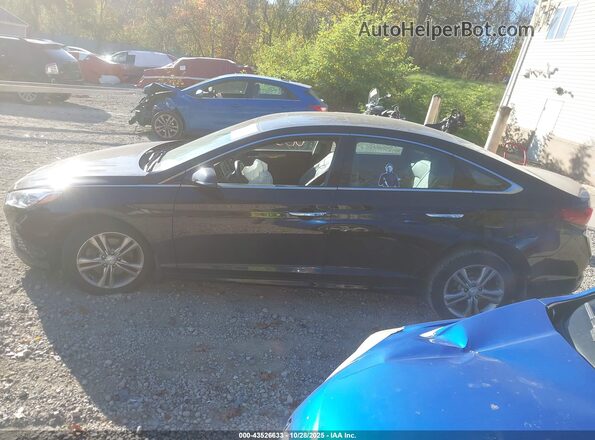 5NPE34AF0KH808636 2019 HYUNDAI SONATA Черный Панорамный вид салона 360°